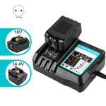 For Makita DC18RC Battery Charger with LED Display 14.4V 18V 6AH Bl1830 Bl1re