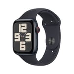 Apple Watch SE GPS + Cellular 44mm / Midnight Aluminium Case - Midnight Sport Band - M/L (Fyndvara