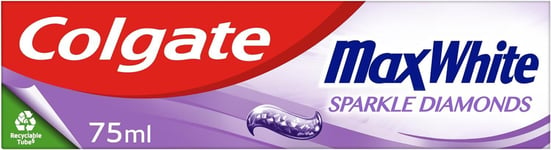 Colgate Max White Sparkle Diamonds Toothpaste 75ml | teeth 75 ml (Pack of 1) 