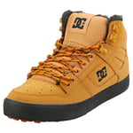 DC Shoes Pure High-top Wc Mens Wheat Casual Trainers - 7.5 UK