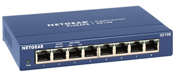 Netgear ProSafe GS108GE, 8-port, Gigabit