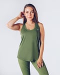 Workout Empire - Regalia Curve Tank 2.0 - Forest Green - L