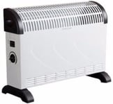 2kW Convection Heater Electric Convector Radiator 3 Heat Setting 750/1250/2000W