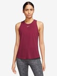 Nike Dri-Fit One Luxe Women'S Standard Fit Tank Top - Red