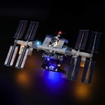 EcoGo LED Lighting Kit for Lego Ideas International Space Station 21321 Building Block Model(Not Include Lego Model)