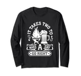 It takes two - Men Barbeque Grill Master Grilling Long Sleeve T-Shirt