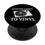 Legends Listen to Vinyl PopSockets Swappable PopGrip