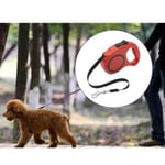 Flexikoppel för hund 3 meter -  Röd (Färg: Röd)