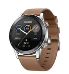 HONOR MagicWatch 2 46 mm Smart Watch, Wrist Heart Rate Sleep SpO2 Monitor with Built-in GPS (Flax Brown)