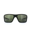 Oakley Mens Sunglasses Double Edge OO9380-01 Matt Black Dark Grey - One Size