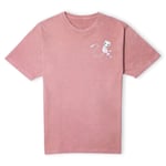 Pokémon Mew Unisex T-Shirt - Pink Acid Wash - S