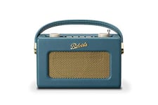 Roberts Rev-Uno Retro DAB+/FM Portable Radio with Bluetooth -Teal Blue