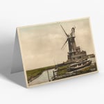 GREETING CARD - Vintage Norfolk - The Quay, Cley next the Sea