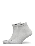 Puma Women Quarter 2P Sport Socks Footies-ankle Socks Grey PUMA