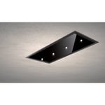 Baraldi - Hotte encastrable au plafond - gea flat noir 90x60 cm. 800 m3/h - noir