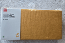 Drap housse moutarde pour berceau neuf 40x80 cm en coton marque Hema