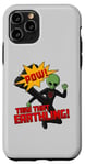 Coque pour iPhone 11 Pro Super-héros comique extraterrestre | Prends ce Terrien !