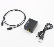 Convertisseur coaxial optique vers Rca avec câble USB
