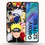 Coque pour Samsung Galaxy S21 FE / S21FE Manga Naruto Team