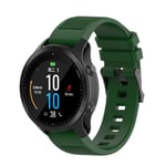 Universal Garmin Riflet Silikon Reim - Militær Grønn 22mm
