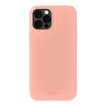 Holdit iPhone 12 / 12 Pro Soft Touch Silikon Skal - Pink Grape