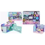 Gabby's Dollhouse Gabby et la Maison Magique Bateau De Croisière Gabby - 2 Figurines Gabby Chat & Gabby et la Maison Magique - Playset La Salle De Bain Marine - 1 Figurine + Accessoires