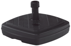 Parasollfot plast 12 liter