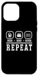 Coque pour iPhone 12 Pro Max Beer Boat River Repeat Drinking River Life