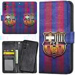 Samsung Galaxy A55 5G - Plånboksfodral/Skal FC Barcelona