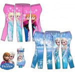 Disney Frozen Leggings Pink Rosa 3-4 År