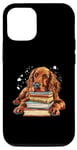 iPhone 14 Pro Irish Setter Books Reading Dog Breed Graphic Case