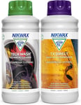Nikwax Tech Wash and TX Direct Twin Pack - 2X 1Litre
