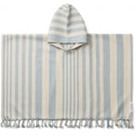 Liewood Roomie poncho – Y/D stripe: sea blue/sandy - 1-2år