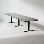 Konferensbord Modul, Storlek 360 cm, Färg Svart, Ben Svart