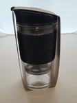 Bodum Dual Walled Travel Press Set Mug with Plunger 0.35L Black - 11102-01S