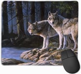Gaming Mouse Pad Wolf Series (18) Funny Design Non-Slip Rubber Base Textured Surface Game Mouse Pads Gift for Guy, Funny Gifts Mouse Pad faster speed 25 * 30cm
