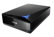 ASUS BW-16D1H-U PRO external 16X Blu-ray writer, USB 3.0, Stand Design, Mac Compatible, M-DISC support, Disc Encryption, Unlimited Webstorage(12 months), NERO Backitup, E-Media, including PowerDVD