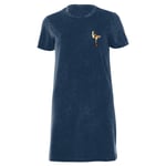 Ice Age Scrat Pocket Women's T-Shirt Dress - Navy Acid Wash - XXL - Navy Acid Wash