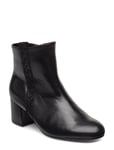 Gabor Ankle Boots Shoes Boot - Heel Svart [Color: BLACK ][Sex: Women ][Sizes: 37,38,39 ]