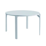 HAY - Rey Table Slate blue waterbased lacq. beech frame, 128xH74,5 Gull laminate tabletop - Matbord