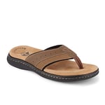 Dockers Homme Laguna Tongs, Marron foncé, 43 EU