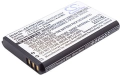 Kompatibelt med Philips Xenium X116, 3.7V, 1100 mAh