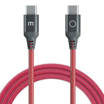 Meizu USB C to USB C 5A/100W Cable,4FT USB Type C Charger Cord Compatible with Meizu 17/17Pro Galaxy S20+ Ultra/Note 10+, MacBook Air/Pro 13'', iPad Pro 2020/2018, Google Pixel 2/3/4/5 XL, etc