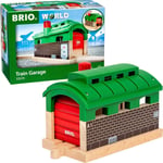 BRIO World - Train Garage for Kids Age 3 Years Up - Compatible with all BRIO Rai
