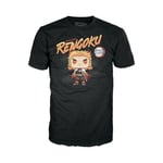 Funko Boxed Tee: Demon Slayer - Rengoku - Small - (S) - T-Shirt - Clothes - Gift Idea - Short Sleeve Top for Adults Unisex Men and Women - Official Merchandise - Anime Fans