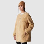 The North Face Women's Extreme Pile Coat Khaki Stone-Gardenia White (8325 QK4)