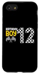 iPhone SE (2020) / 7 / 8 Retro Speedy Racer Boy 12 Sporty Kid 112th Birthday Case