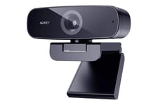 Aukey PC-W3 - Webcam - farve - 2 MP - 1920 x 1080 - 1080p - fast brændvidde - audio - USB