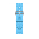 Apple Watch Hermès – Kilim Simple Tour i Bleu Céleste, 45 mm