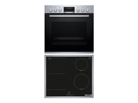 Bosch Hnd616ls62 - Hea517bs1+Nvs645cb6e - Ugn Med Spisplatta - Inbyggd - Med Självrengöring